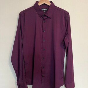 Express Extra Slim Performance Dress Shirt